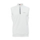Whitedot Off White Zip Up Without Sleeves Cricket Jumper